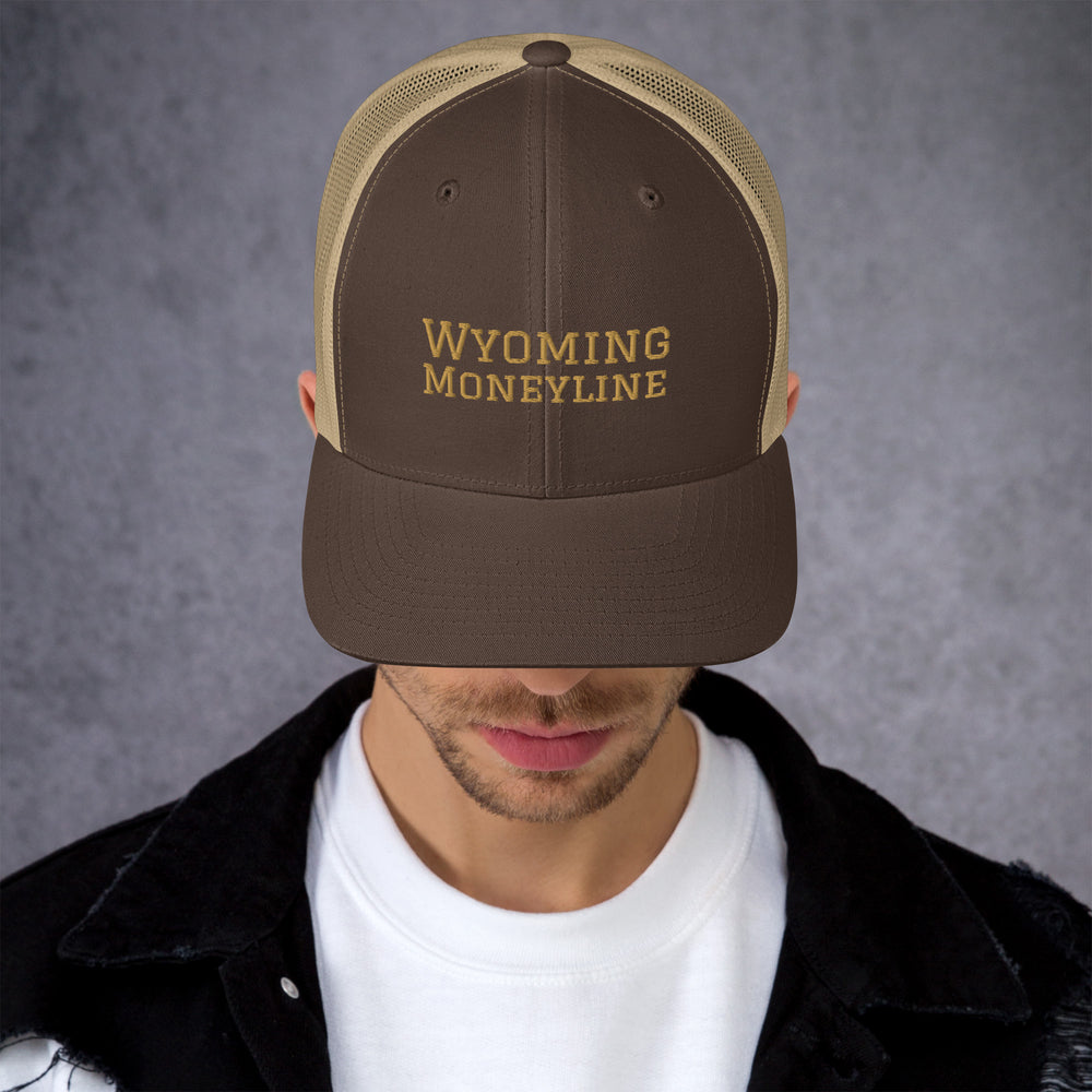 Wyoming Moneyline Trucker Hat