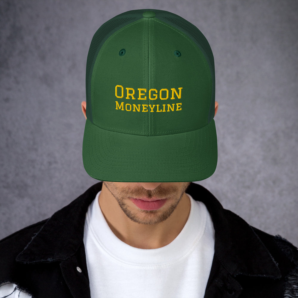 Oregon Moneyline Trucker Hat